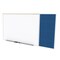 Ghent Combo Whiteboard/Bulletin, Mag Por/Vnyl, Styl C, 4 ft H x 8 ft W, Navy SPC48C-V-195 - alternate 1